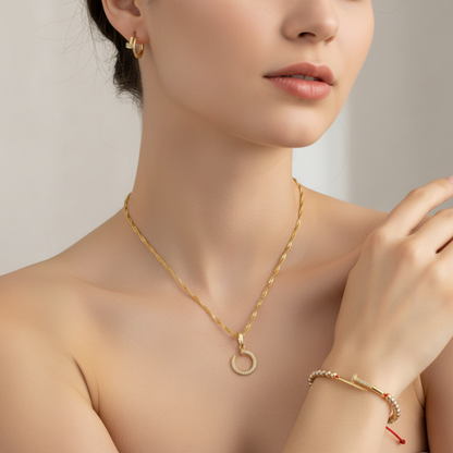 Set Cadena, Dije y topitos Y Manilla Clavo CT