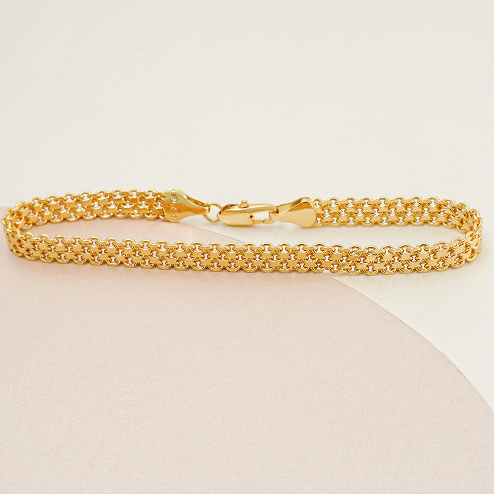 54887 - Pulsera China Doble Carril