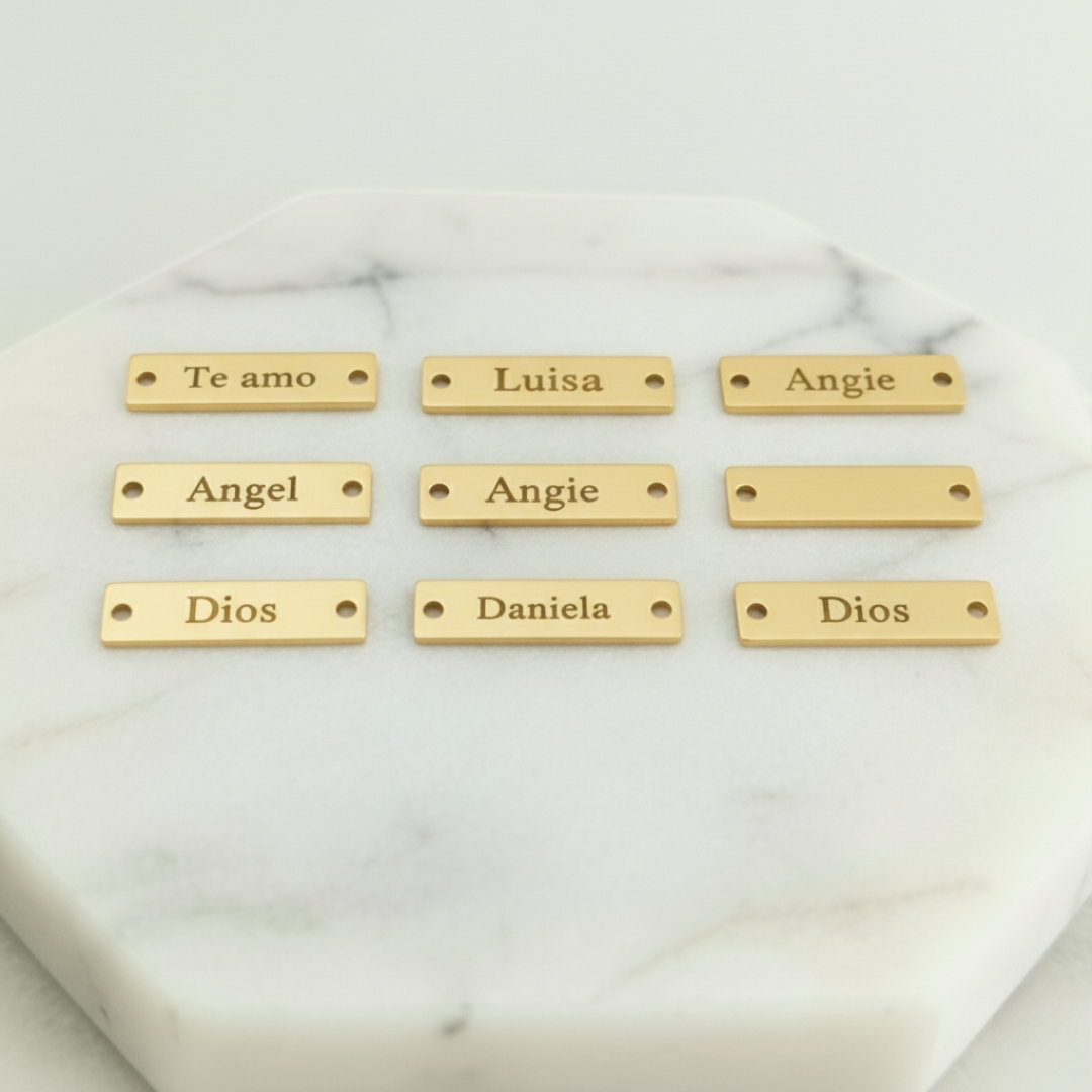 Herraje Placa Fotograba Cuadrada Plana