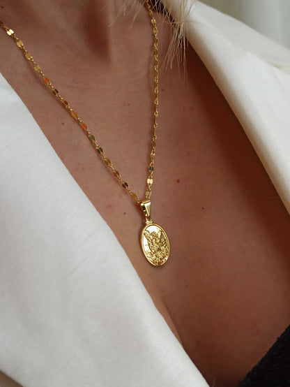 23112 - Dije Medalla San Miguel Arcangel concava