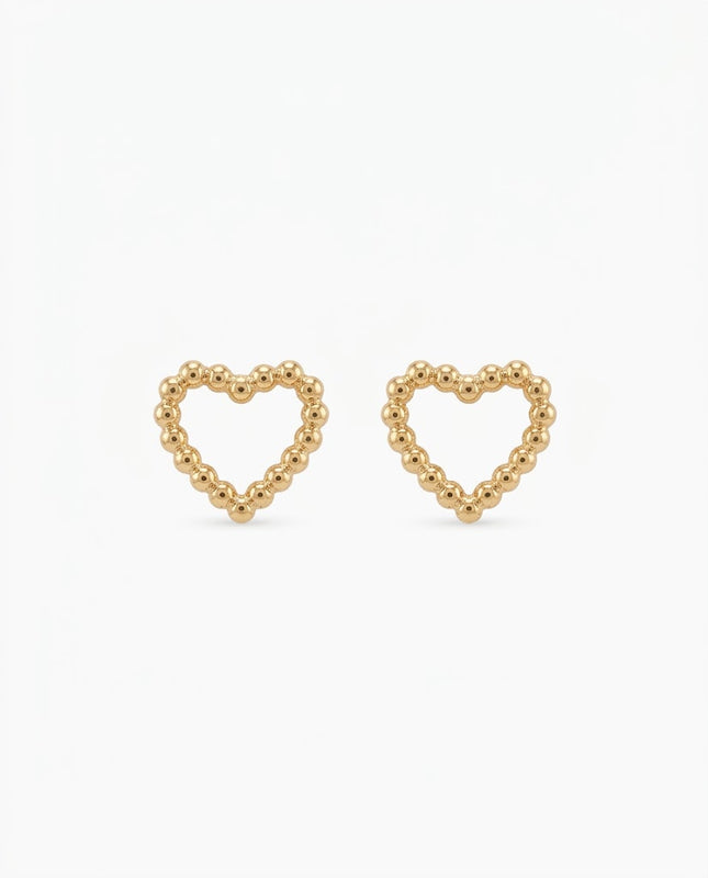 J30007 TOPOS CORAZÓN — ORO LAMINADO 18K