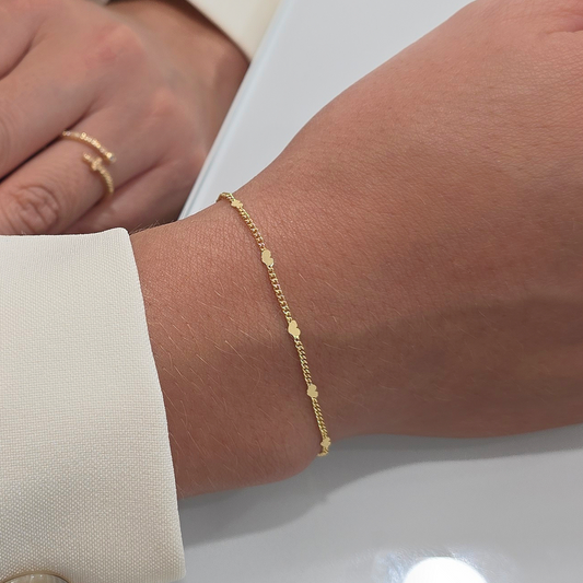 50021 - Pulsera Cubana In Love 16 cms + Extensor