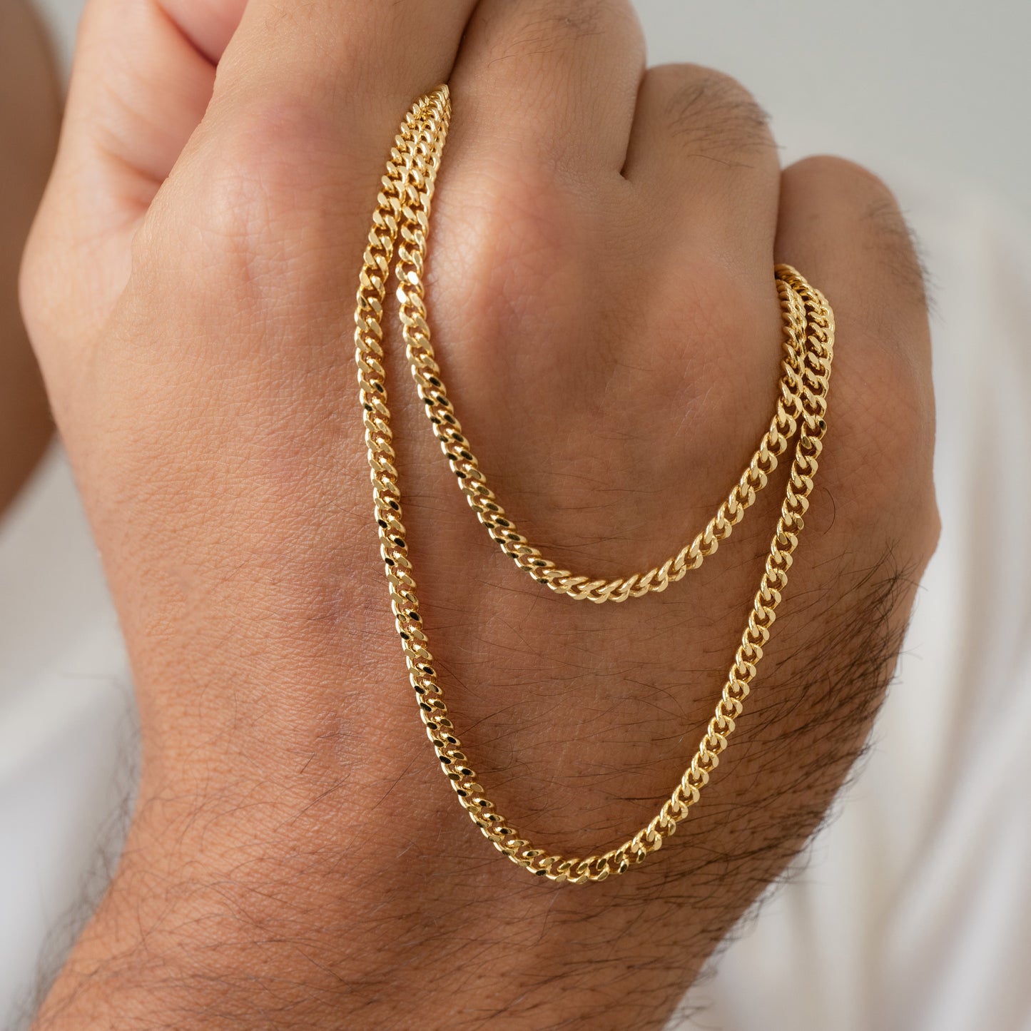 40028 - Cadena Cubana Plana 2.5 mm 65 Cms