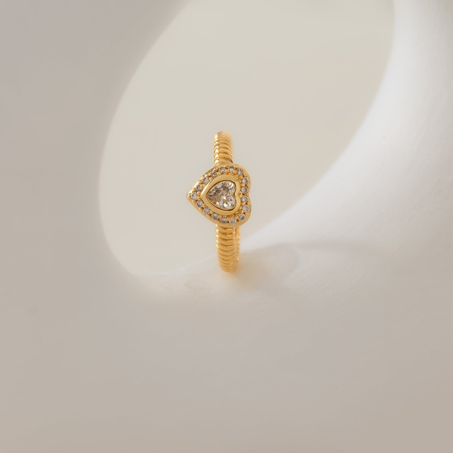 13047 - Anillo Cristal Love Ajustable