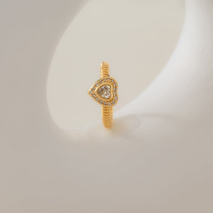 13047 - Anillo Cristal Love Ajustable