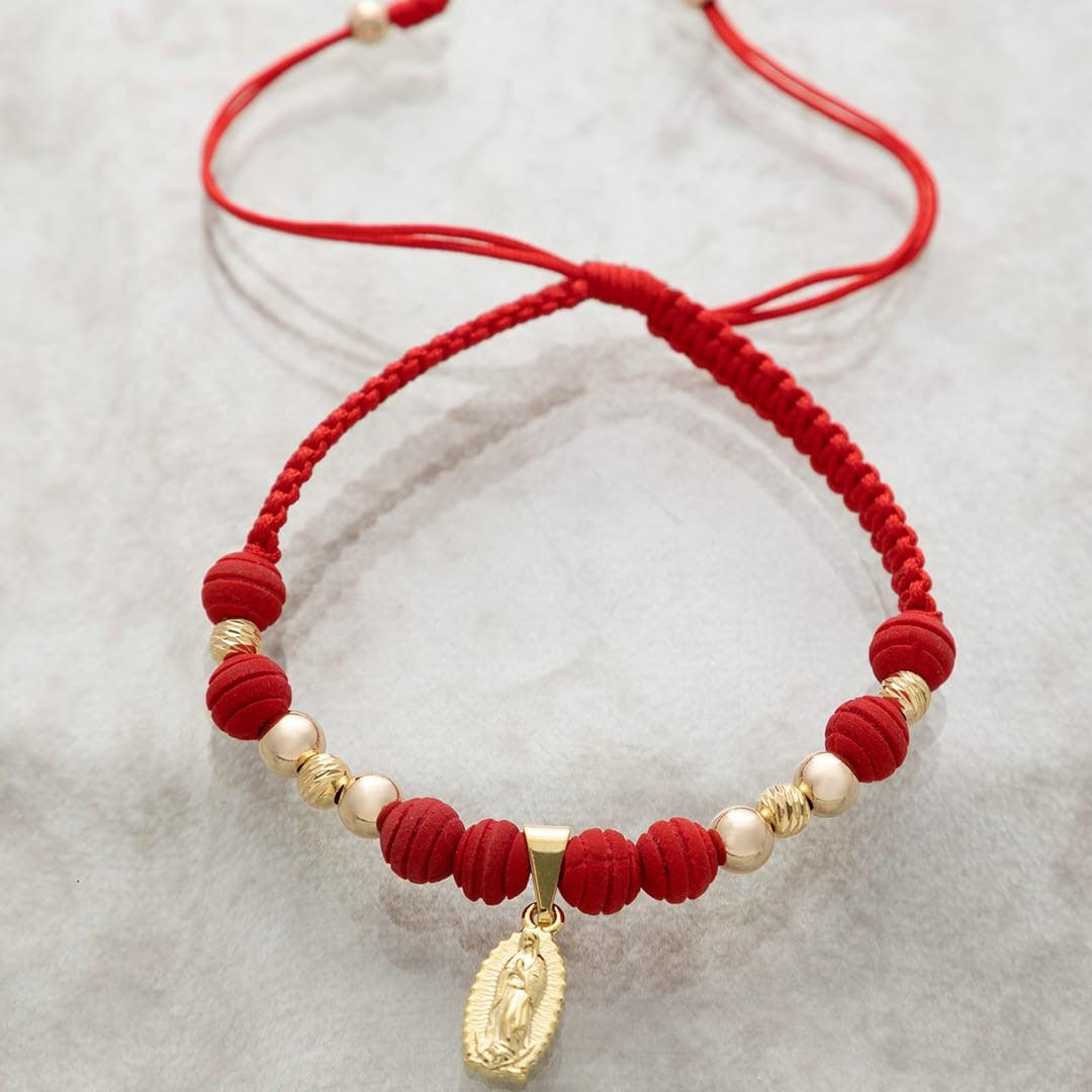 M015 - Manilla Virgen de Gudalupe con Balines y neoprenos