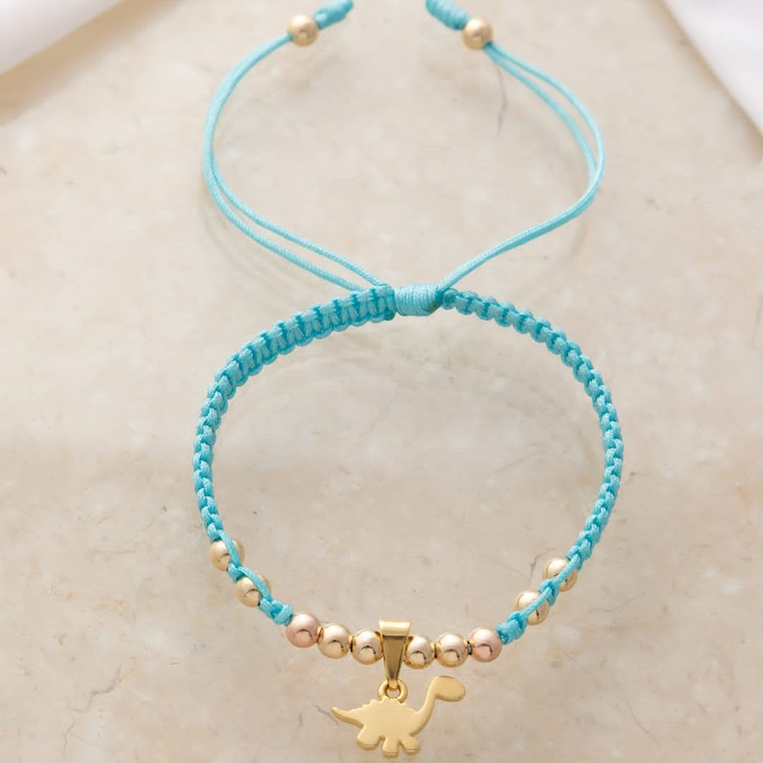 M049 - Manilla Balines 2 Oros y dije Dino Baby