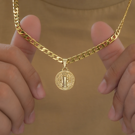 23325 - Dije Medalla de San Benito Grande