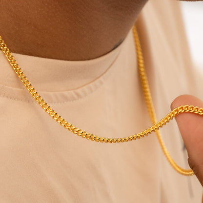 42388 - Cadena Cubana Eslabon U 4 mm 65 Cms