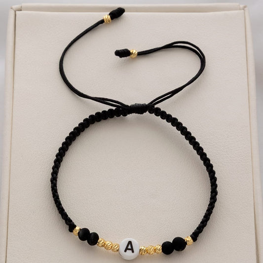 M021 - Manilla Balines Diamantados RI y Letra