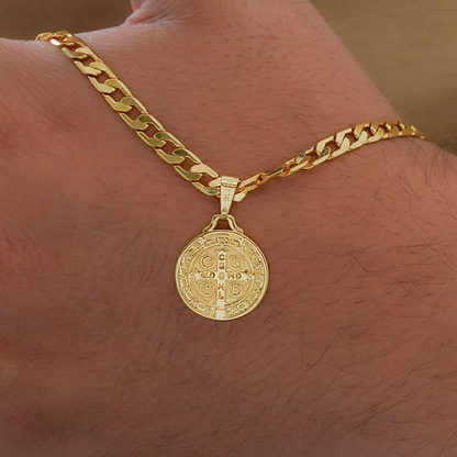 23325 - Dije Medalla de San Benito Grande