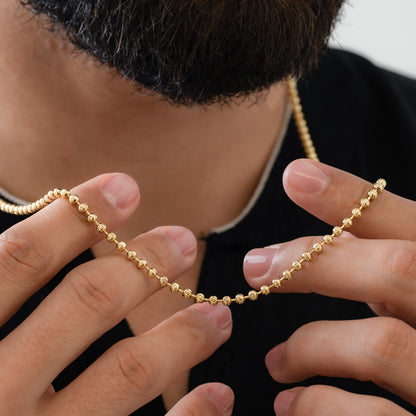 43073 - Cadena Militar Balin italiano 3mm 65 cms