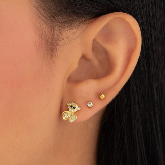 33003 - Topitos Osito Circonias