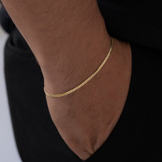 50077 - Pulsera Serpiente Plana Finita 20 Cms