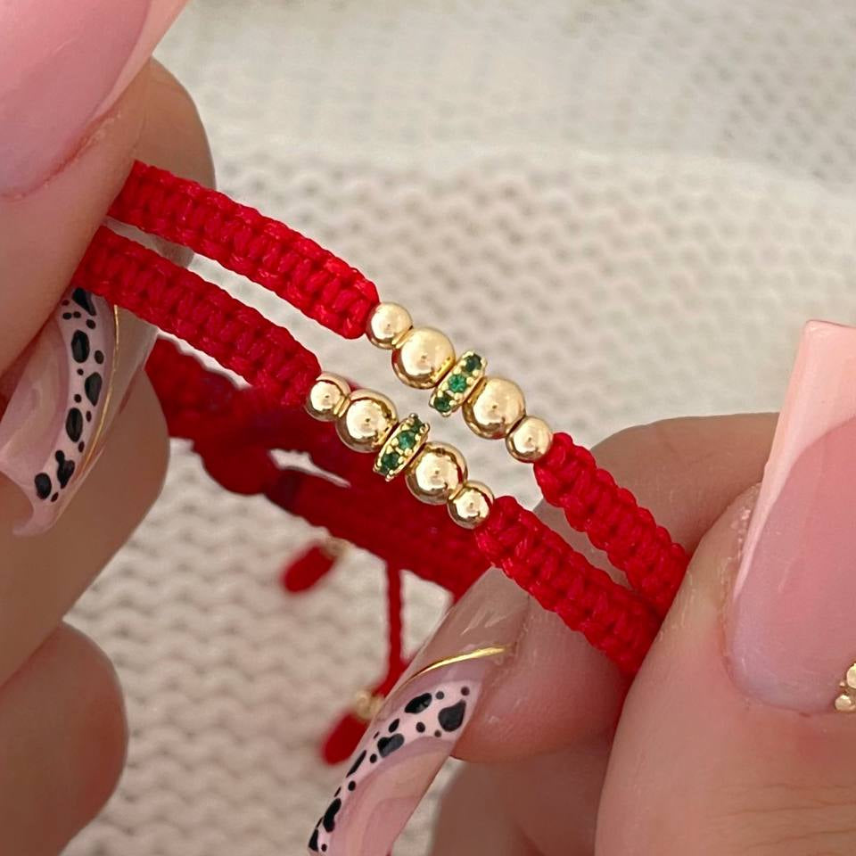 MP110 - Par manillas balines lisos y rondeles