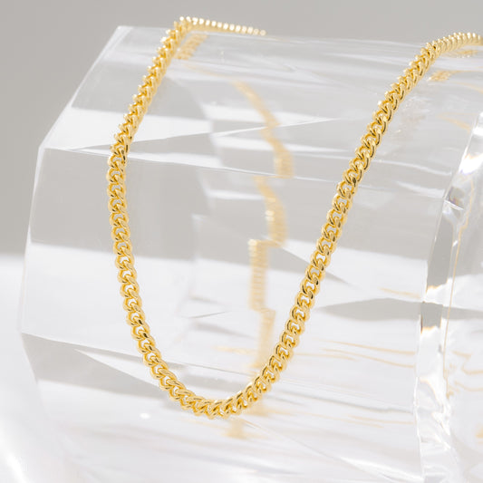 42388 - Cadena Cubana Eslabon U 4 mm 65 Cms