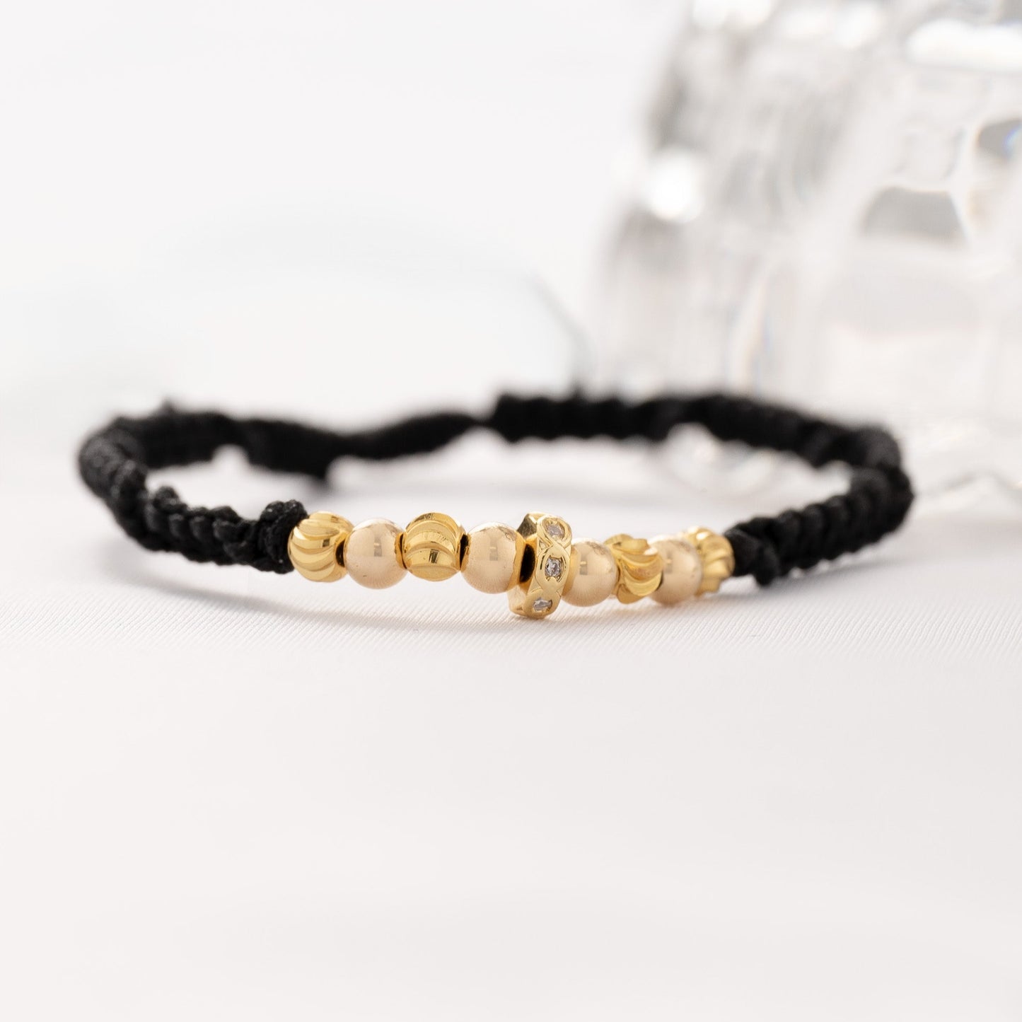 23285 - Herraje Espiga Circonias Cristal