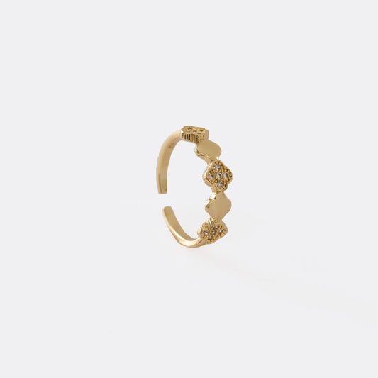 13068 - Anillo Mini Clover Ajustable