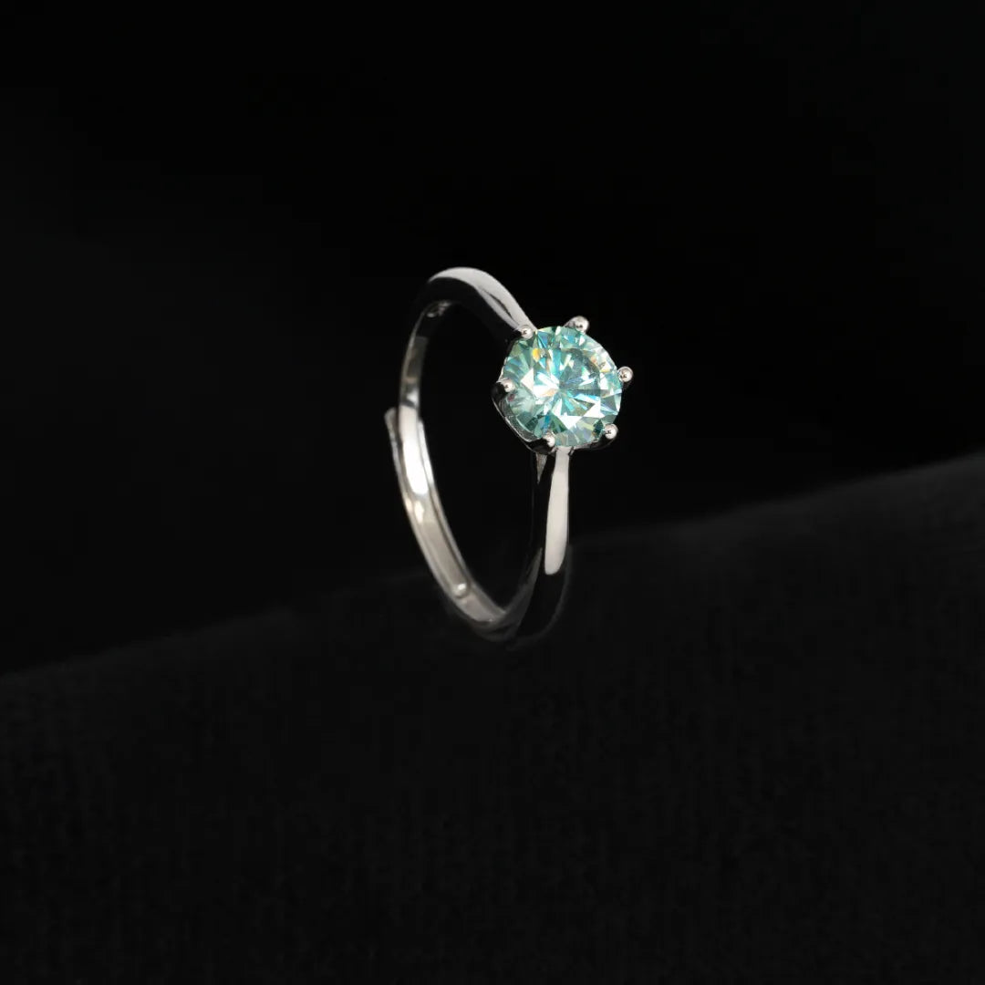 14023 - Anillo Solitario Aurora MT 6P Ajustable