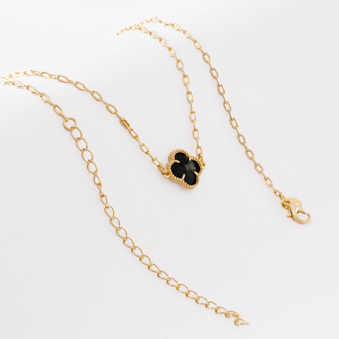 45006N - Gargantilla VC Negro 42 Cms + Extensor