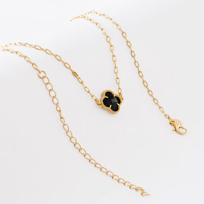 45006N - Gargantilla VC Negro 42 Cms + Extensor