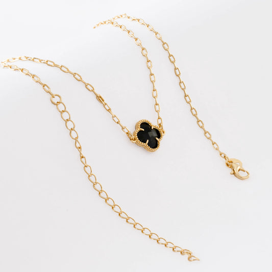 45006N - Gargantilla VC Negro 42 Cms + Extensor