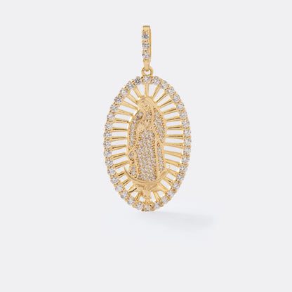 22146C - Dije Virgen Guadalupe Swarovski