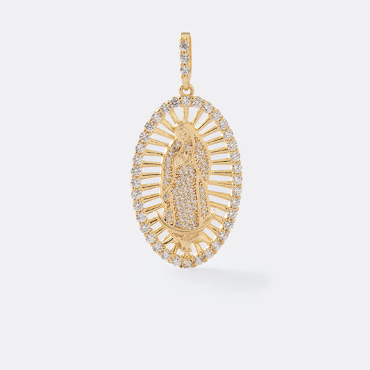 22146C - Dije Virgen Guadalupe Swarovski