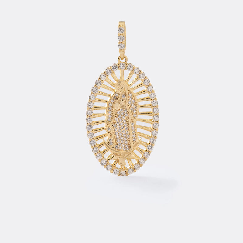22146C - Dije Virgen Guadalupe Swarovski