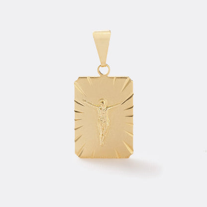 23212 - Dije Placa Señor Crucificado