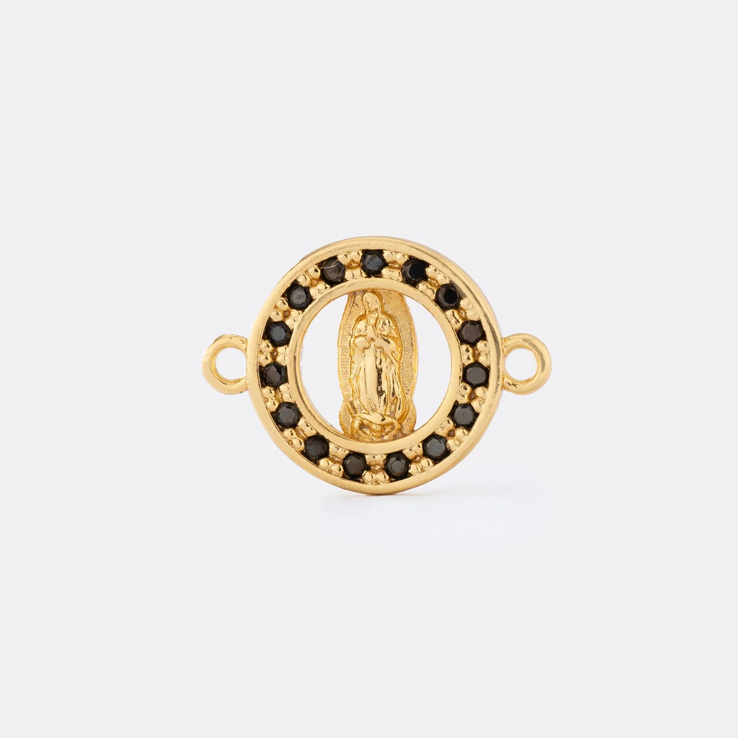 24813N - Herraje Guadalupe Circonias NEGRO 💎ᴠɪᴘ