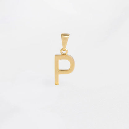 25360P - Dije Silueta Letra P Lisa Grande