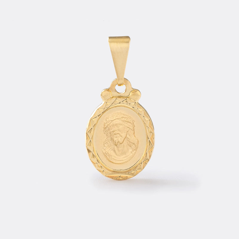 J23125 - Dije Sagrado Rostro B. Diamantado 2 cms