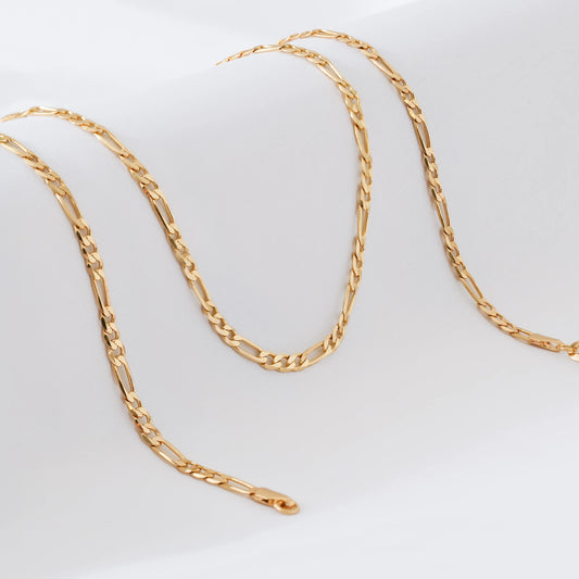 40008 - Cadena 3 x 1 Diamantada 65 Cms 3 mm