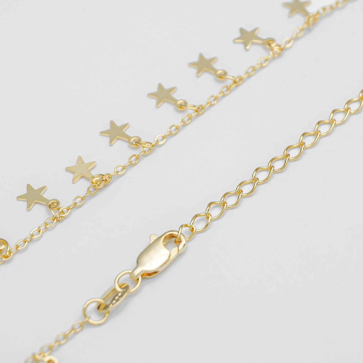 44011 - Cadena Estrellas 40cms extensor