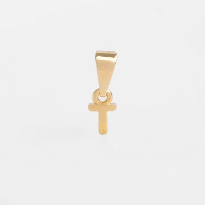 26360T - Dije Silueta Letra T Lisa Mini