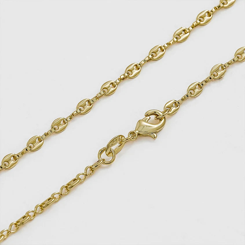 43036 - Cadena Grano de Cafe Delgada 45 Cms