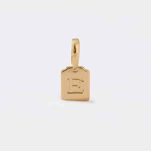 27360E - Dije Placa Letra E