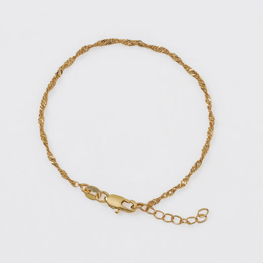 50031 - Pulsera Singapur 16 cms + Extensor 1.5 mm