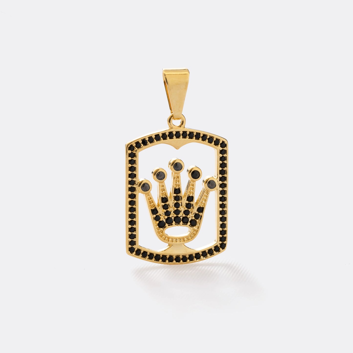 23087N - Dije Rolex Marco Circonias Negro