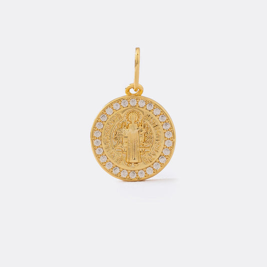 23301 - Dije San Benito Red Circonias 1.8 Cms