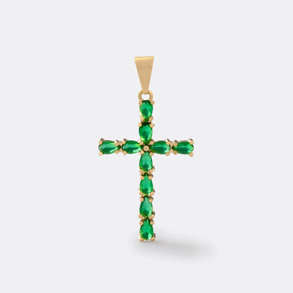 23188 - Dije Cruz Emerald