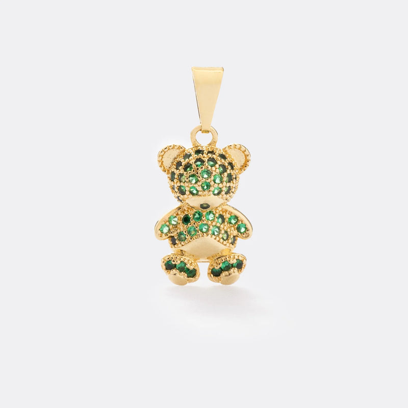 23257V - Dije Crystal Bear P Verde