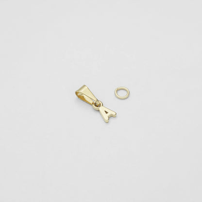 26360A - Dije Silueta Letra A Lisa Mini