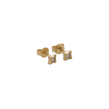 30038 - Topitos Quadra Crystal 4 mm