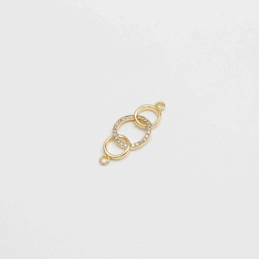 23034 - Herraje Argolla con Circonias