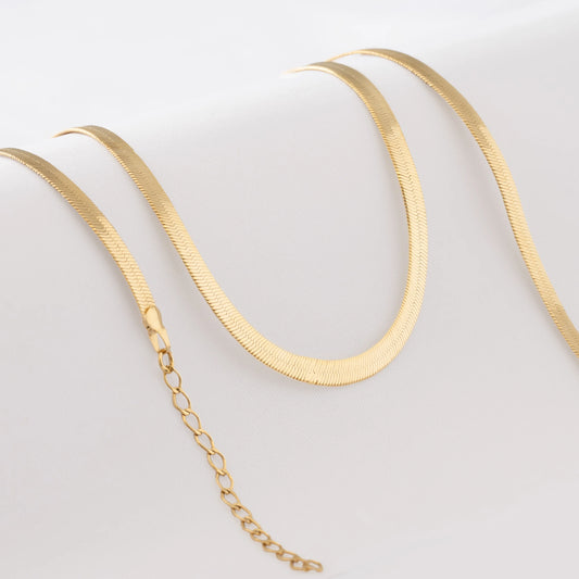 43011 - Cadena Tejido Egipcio 40 Cms + Extensor