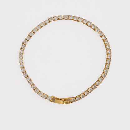 50027C - Pulsera Circonias Cristal 20 Cms