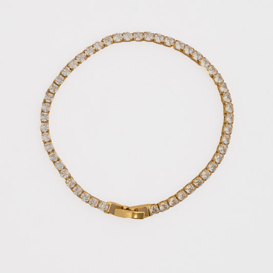 50027C - Pulsera Circonias Cristal 20 Cms