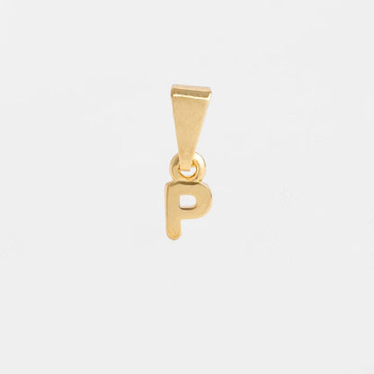 26360P - Dije Silueta Letra P Lisa Mini